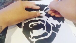 Charles Bradley Instagram - In honor of last week’s #BlackVelvet release, @daptonerecords are offering a downloadable stencil that can be used to spray paint the Screaming Eagle of Soul’s face on your surface of choice.

Visit dapt.one/stencil for instructions and a link to save the PDF. Share photos of your art using #CharlesBradleyForever.
Please be respectful of public property when placing your stencils!

#screamingeagleofsoul #charlesbradley