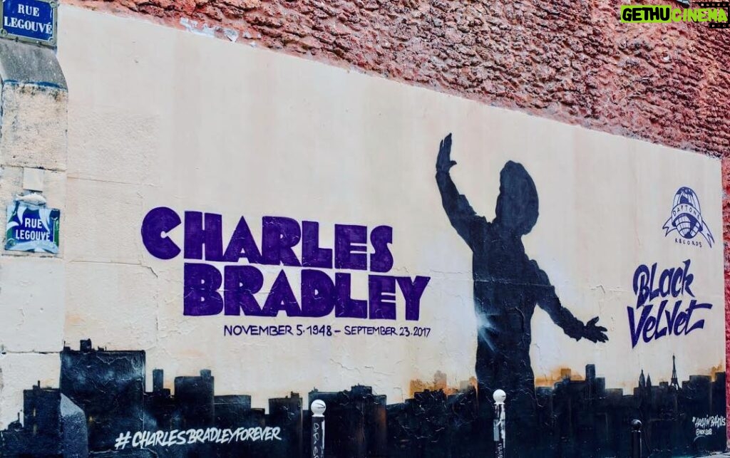 Charles Bradley Instagram - rue Legouvé, 75010 PARIS #charlesbradleyforever Tag us in your mural photos using #CharlesBradleyForever for a chance to win an exclusive Charles Bradley gift package in November. Visit dapt.one/CBforever for information on additional mural locations & announcements. . 👨‍🎨 @hachimbahous 📸 @d.a.m.o.r.e Paris, France