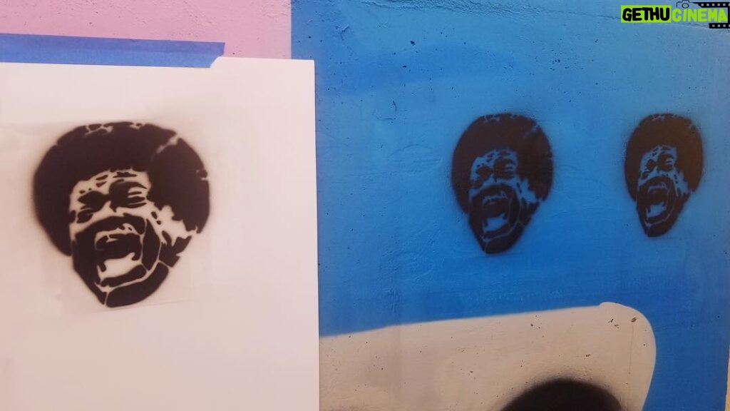 Charles Bradley Instagram - In honor of last week’s #BlackVelvet release, @daptonerecords are offering a downloadable stencil that can be used to spray paint the Screaming Eagle of Soul’s face on your surface of choice. Visit dapt.one/stencil for instructions and a link to save the PDF. Share photos of your art using #CharlesBradleyForever. Please be respectful of public property when placing your stencils! #screamingeagleofsoul #charlesbradley