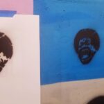 Charles Bradley Instagram - In honor of last week’s #BlackVelvet release, @daptonerecords are offering a downloadable stencil that can be used to spray paint the Screaming Eagle of Soul’s face on your surface of choice. Visit dapt.one/stencil for instructions and a link to save the PDF. Share photos of your art using #CharlesBradleyForever. Please be respectful of public property when placing your stencils! #screamingeagleofsoul #charlesbradley