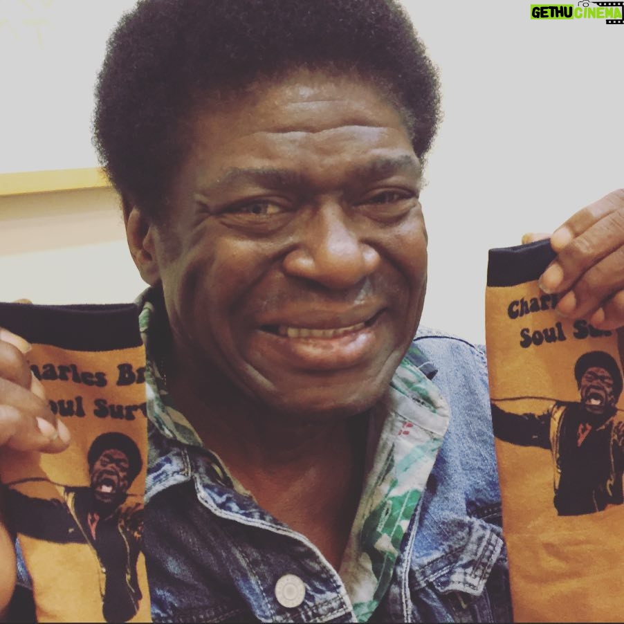 Charles Bradley Instagram - CB ltd edition "Soul Survival" crew socks available for two weeks! Link in bio.