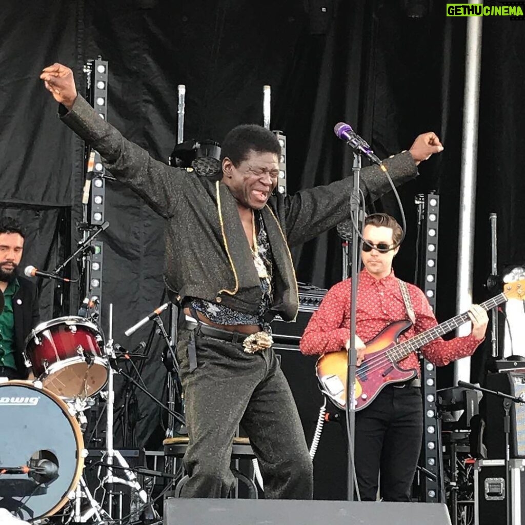 Charles Bradley Instagram - Whatta feelin to be back onstage yesterday! Charleston you were so beautiful - big thanks to the folks at High Water for making us feel right at home ❤️ Pic by @ohasheryoudontreallymeanthat High Water Festival
