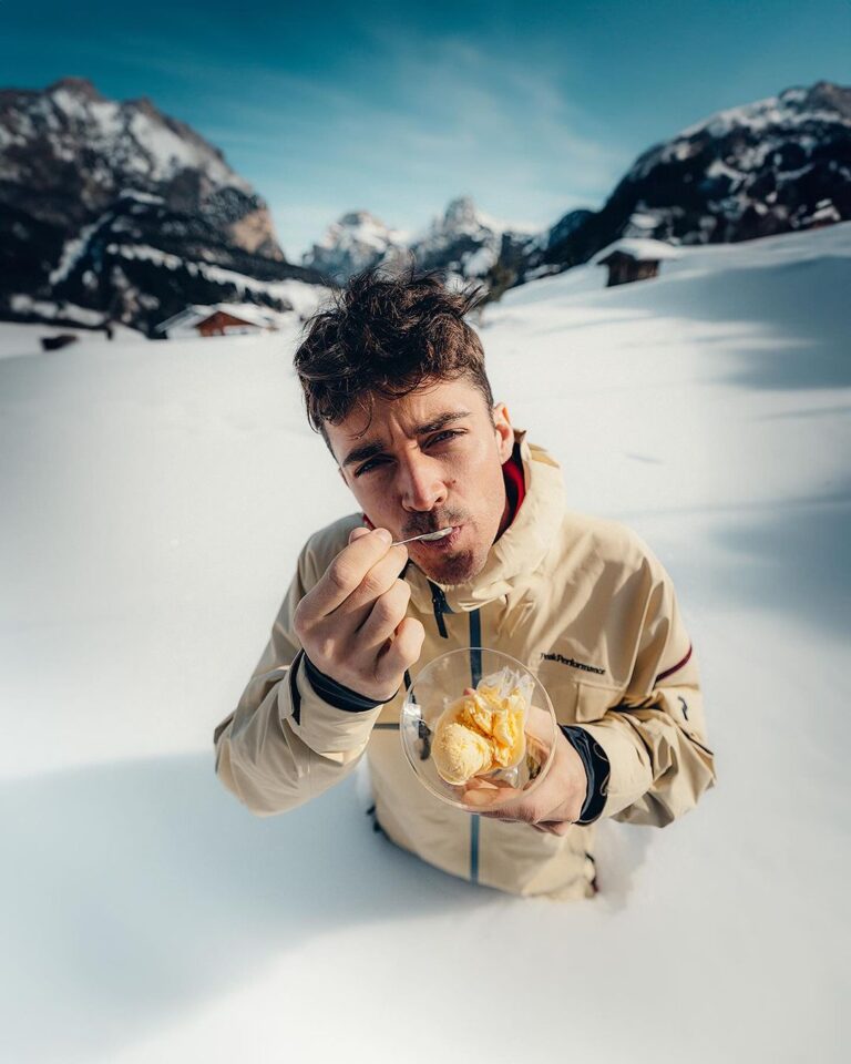 Charles Leclerc Instagram - ice ice baby