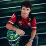 Charles Leclerc Instagram - I forgot this was my 100th GP with @scuderiaferrari, so this special helmet design doesn’t make sense but it’s beautiful 🥰 Look at that greeeeeeen Austin, Texas