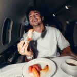 Charles Leclerc Instagram - From New York to Austin. With Love. And sushi. Thanks @vistajet ❤️ @thomasflohrvista New York City