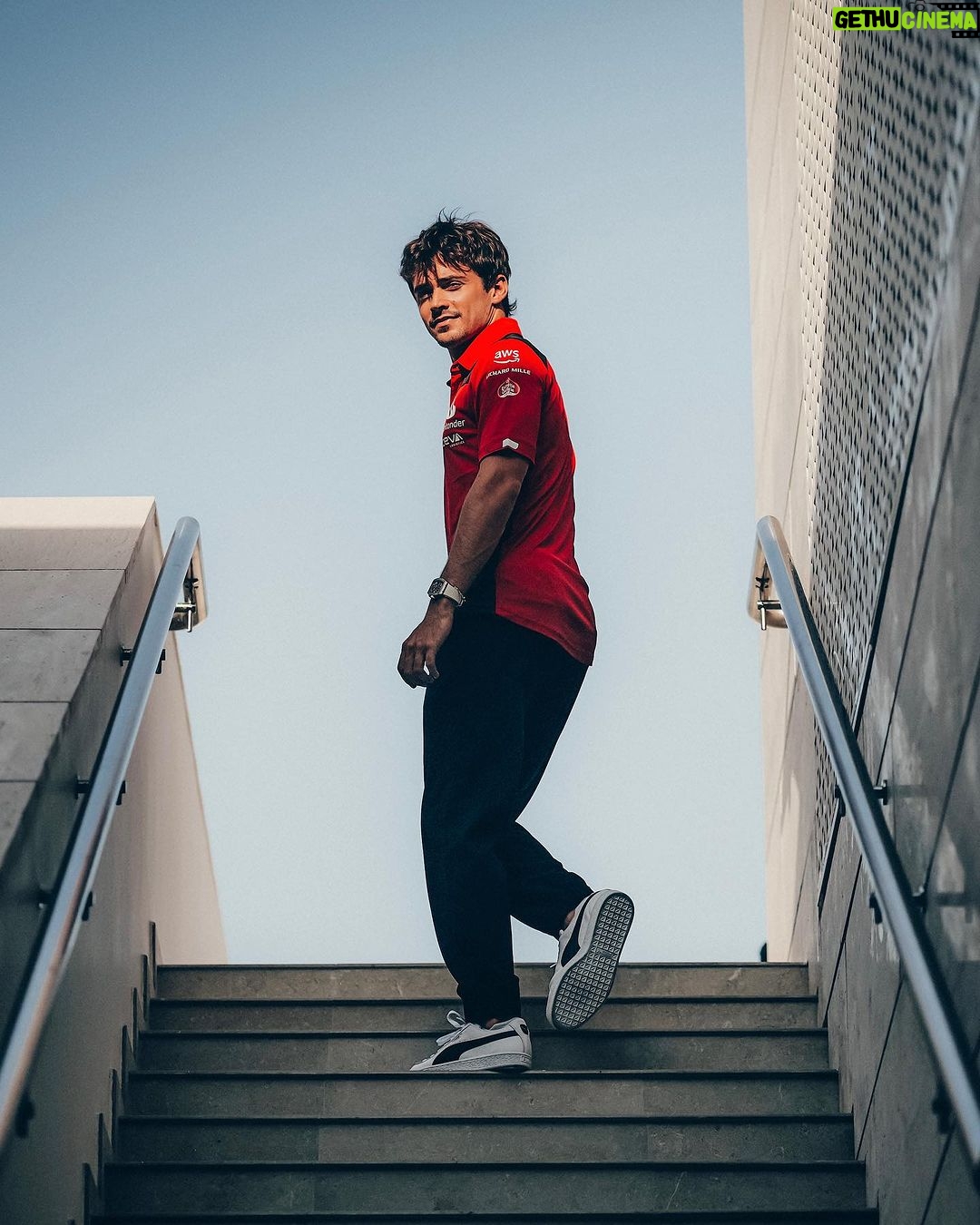 Charles Leclerc Instagram - Well arrived in Qatar 🇶🇦 Quali tomorrow - let’s gooo Losail International Circuit