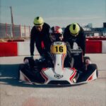 Charles Leclerc Instagram - With Andrea and Joris as mechanics. We better be safe 😘 @u.power_official