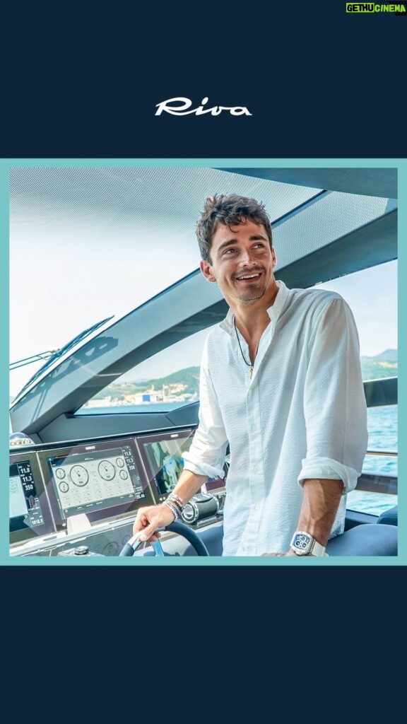 Charles Leclerc Instagram - A meeting of speedsters: @charles_leclerc takes the helm of the Riva 76’ Perseo Super. #FerrettiGroup #KeepBuildingDreams #ProudToBeItalian 🇮🇹 #MadeInItaly #Riva #RivaYacht #RivaNothingElse #RivaPerseo #Riva76PerseoSuper #Riva76Perseo #OfficinaItalianaDesign #CharlesLeclerc #Leclerc #CL16