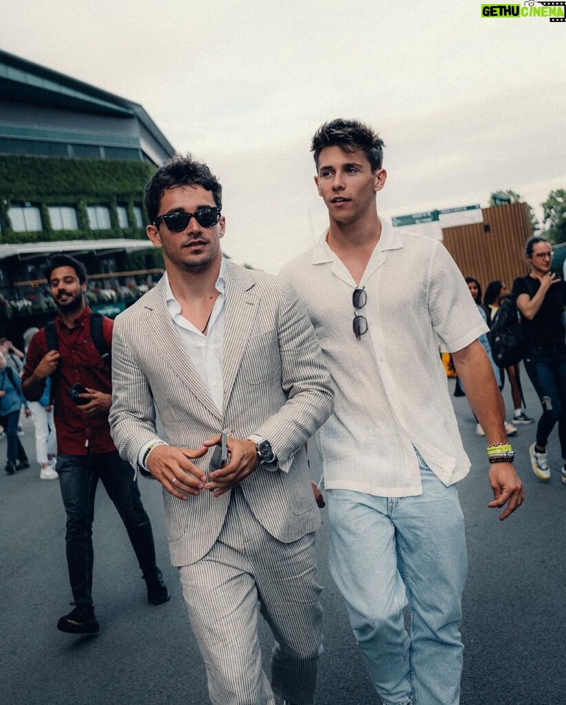 Charles Leclerc Instagram - Wimbledon 🎾