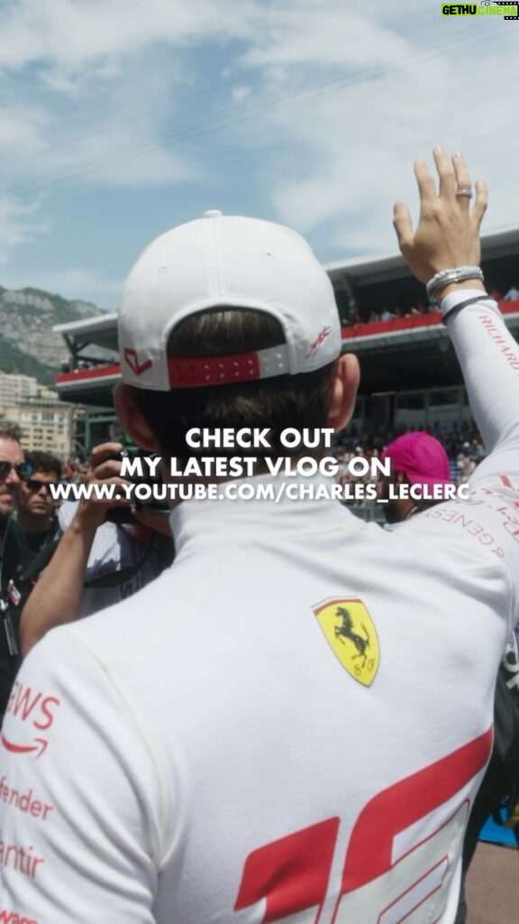 Charles Leclerc Instagram - Home GP video on my YouTube channel now 🇲🇨🤍 Link in bio
