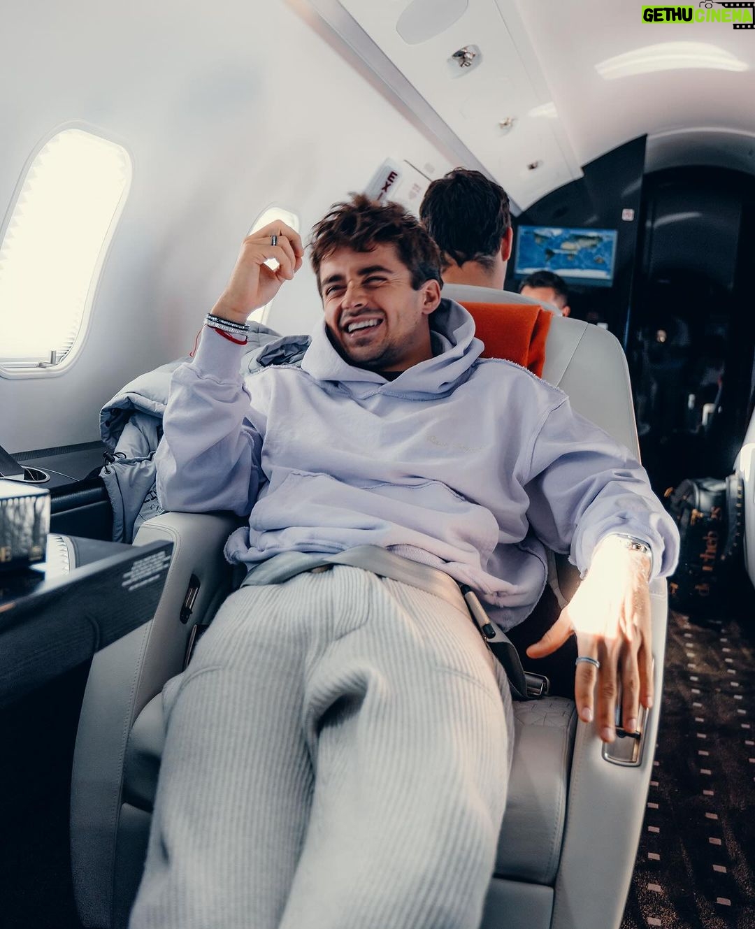 Charles Leclerc Instagram - I won. Maybe next time @pierregasly 😘 @vistajet @thomasflohrvista