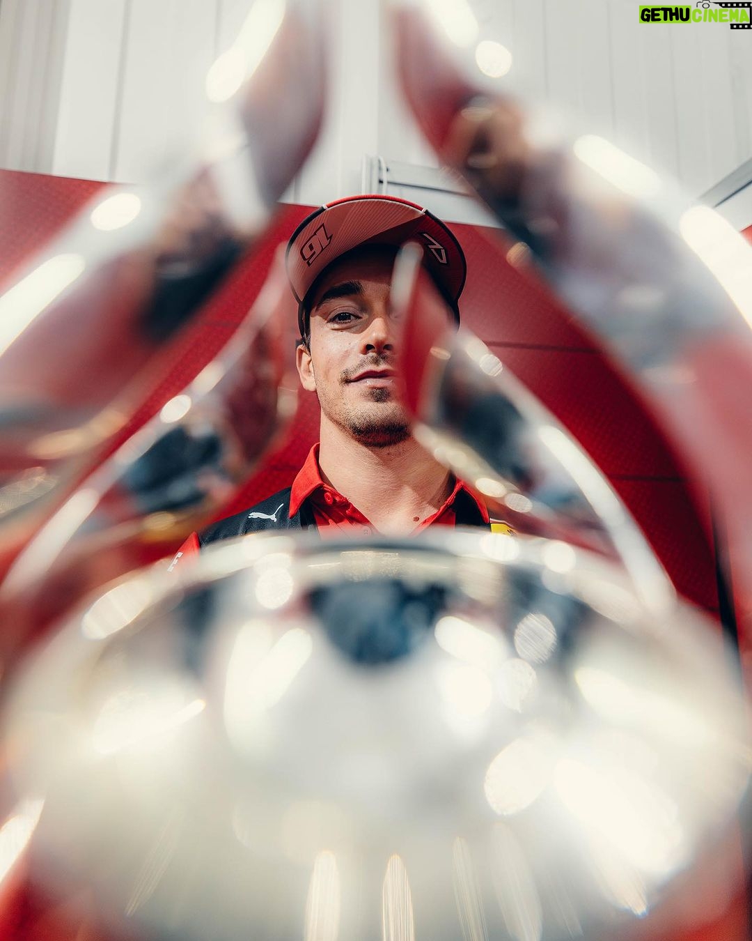 Charles Leclerc Instagram - First podium in Mexico 🇲🇽 Shame for what happened in the first lap with Checo, we were lucky on our side to finish the race with the damage we had. See you next year ❤️ Autódromo Hermanos Rodríguez