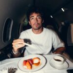Charles Leclerc Instagram - From New York to Austin. With Love. And sushi. Thanks @vistajet ❤️ @thomasflohrvista New York City