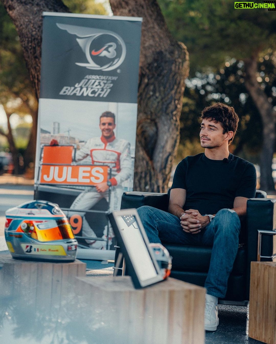 Charles Leclerc Instagram - A race that I used to do when I was younger with Jules. Amazing to see so many people reunited this weekend for remembering Jules in the best way possible. @associationjulesbianchi 🤍 Circuit Paul Ricard