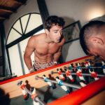 Charles Leclerc Instagram – the sad song is because i lost at ping pong. 
otherwise i enjoyed every second of it 😘