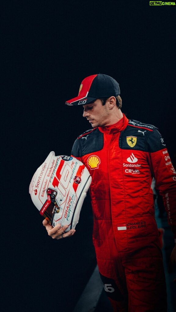 Charles Leclerc Instagram - Last race of the season. Thank you to everyone in the team for giving your all always ❤️ Yas Marina Circuit