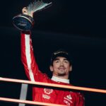 Charles Leclerc Instagram - Disappointed to not get the win because of the safety car but the fights gave me the smileeee :) Las Vegas Strip