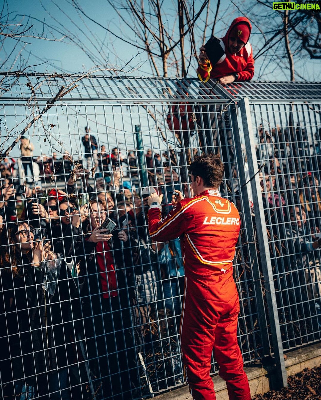 Charles Leclerc Instagram - We are readyyyyyy. So good to be back in the car today and the tifosi made it extra special as always ❤️ Circuito di Fiorano