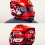 Charles Leclerc Instagram - New season, new helmet. And I’ll already wear it today 🏎️