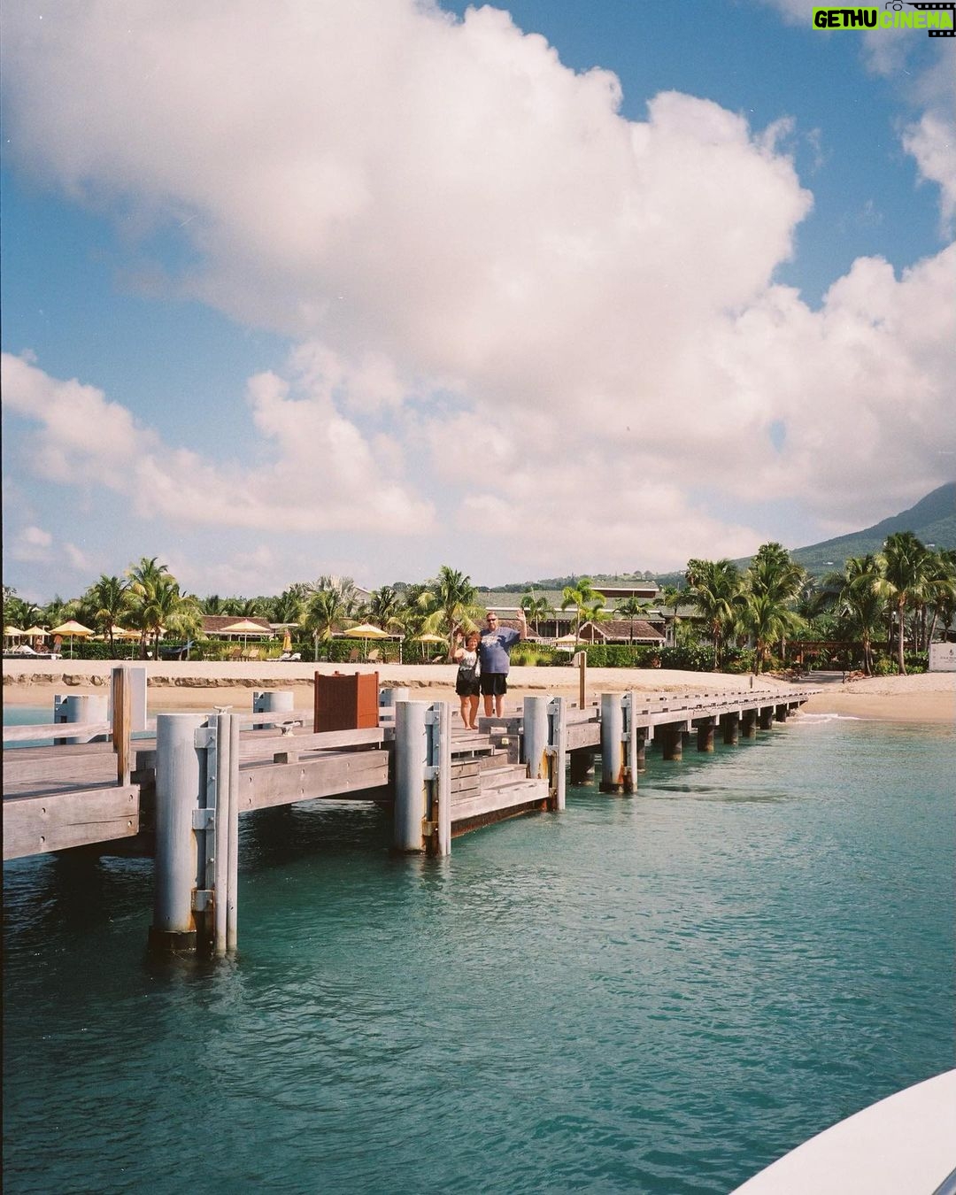 Charles Melton Instagram - a beautiful time with mom and dad in nevis @fsnevis #FSNevis Four Seasons Resort Nevis, West Indies