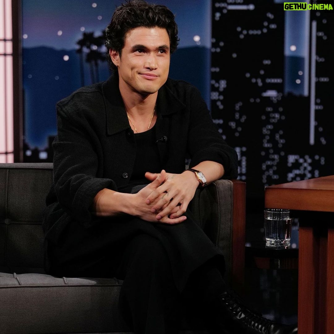 Charles Melton Instagram - catch me on @jimmykimmellive tonight!