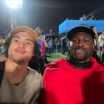 Charles Melton Instagram - behind the scenes on rush hour 4