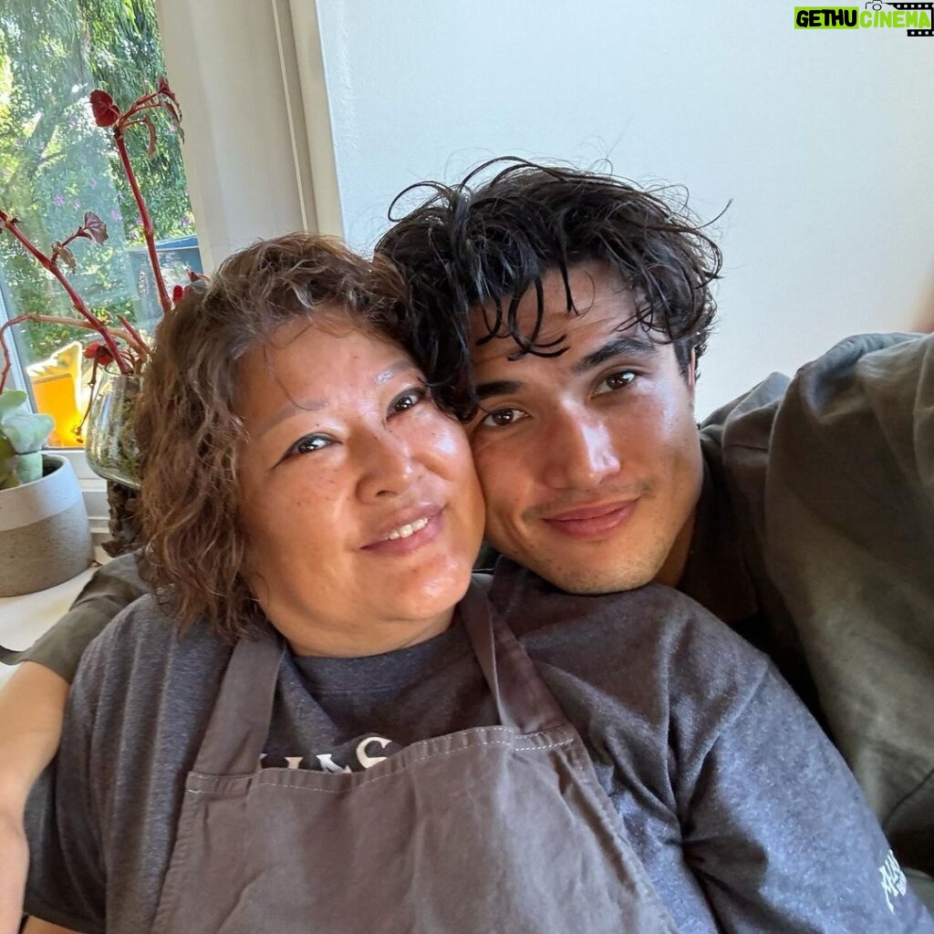 Charles Melton Instagram - love you mom , the best in the world