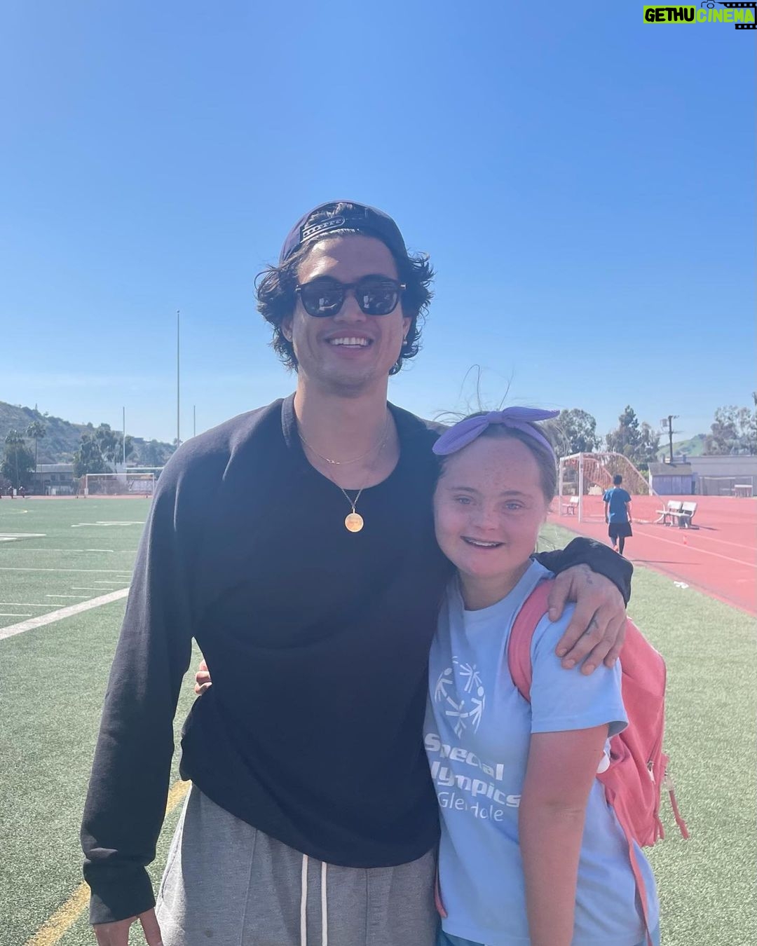 Charles Melton Instagram - @sosocal thanks for having me at track practice i’m still recovering