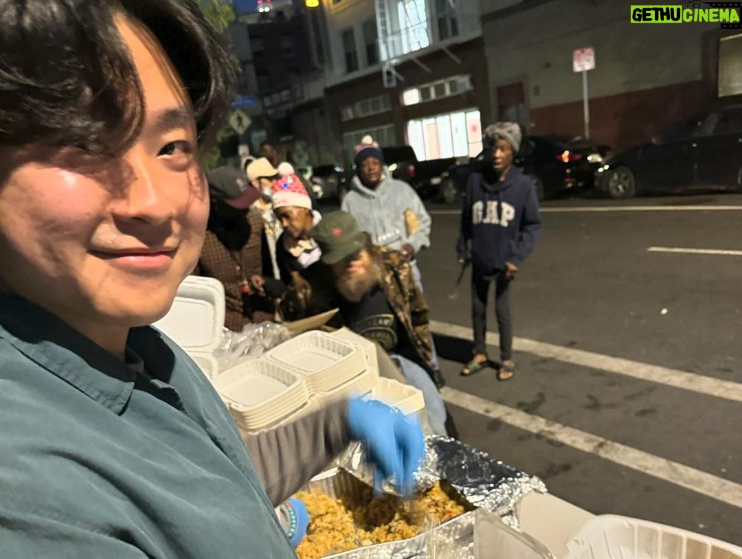 Charles Melton Instagram - @feedthestreets_la with my little brother @thebenchoi & Hassan