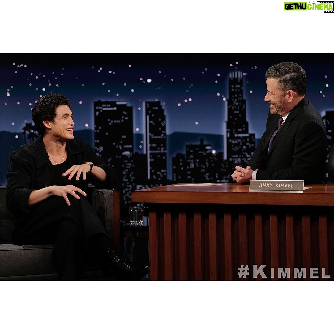 Charles Melton Instagram - catch me on @jimmykimmellive tonight!