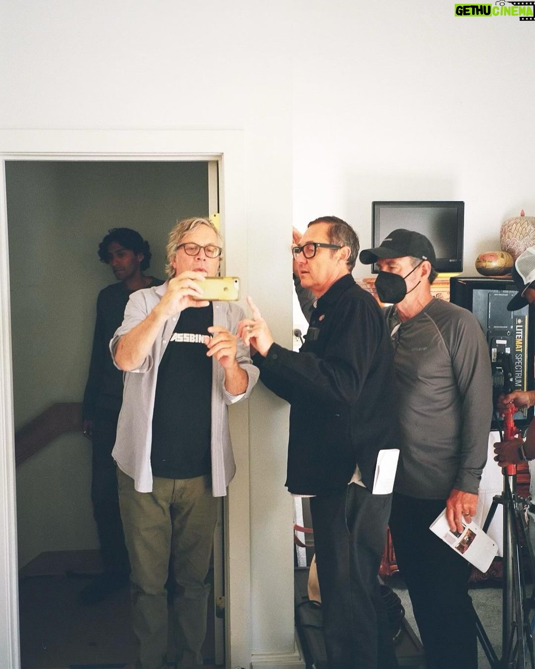 Charles Melton Instagram - Todd Haynes in front of and behind the camera 📸 @melton