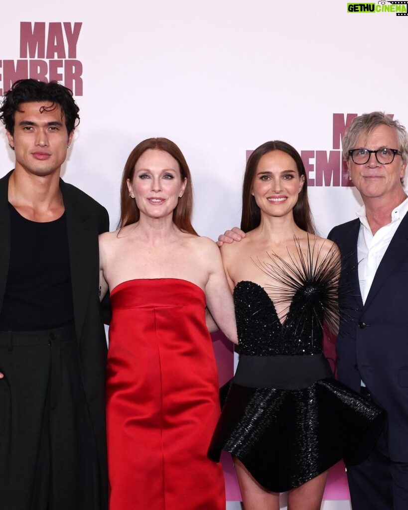 Charles Melton Instagram - incredible night celebrating the premiere of May December