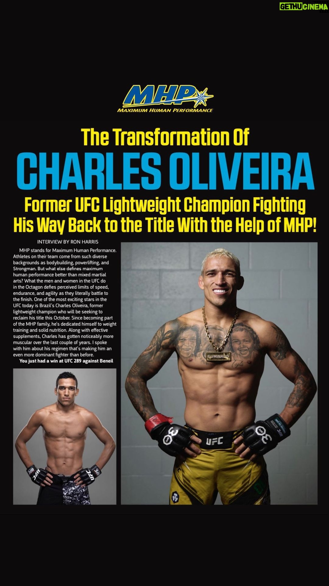 Charles Oliveira Instagram - Gratitude to Muscular Development I recently had the opportunity to be a guest on their Ronline Report podcast. It’s great to be recognized by an international fitness publication for the hard work and progress I have made. I AM STRONG 💪 @mhp_strong Eu recentemente tive a oportunidade de participar do podcast do Ronline Report. Foi incrível ser reconhecido por uma revista internacional por todo trabalho duro e evolução física que tive. EU SOU MHPSTRONG 💪🏽 #MHPstrong #TeamMHP #IAMstrong