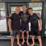 Charles Oliveira Instagram - Hoje tivemos o imenso prazer de treinar com @micagalvaojj e toda sua equipe, obrigado pelo treino e por essa divisão de conhecimento 💪👊 Chute Boxe - Diego Lima