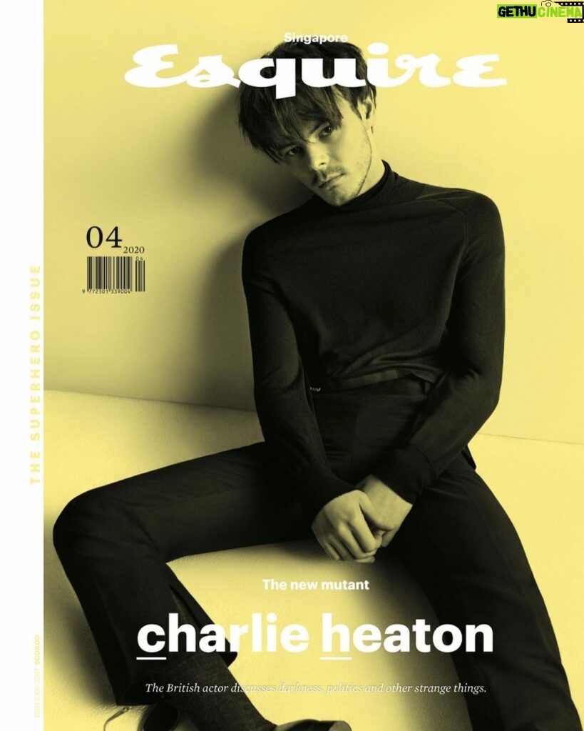 Charlie Heaton Instagram - Just chilling at home like @esquire Photography: @mschwartzphoto Styling: @mrfabioimmediato Grooming: @cheri_keating Editor-in-Chief: @musingmutley Story: @awestenfeld On the cover: @givenchyofficial