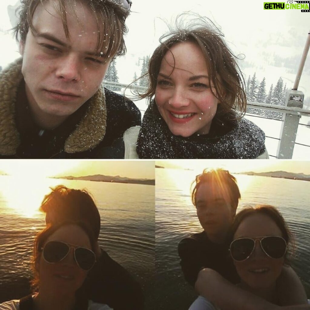 Charlie Heaton Instagram - TBT to our time in Vancouver. Miss you Sis xx