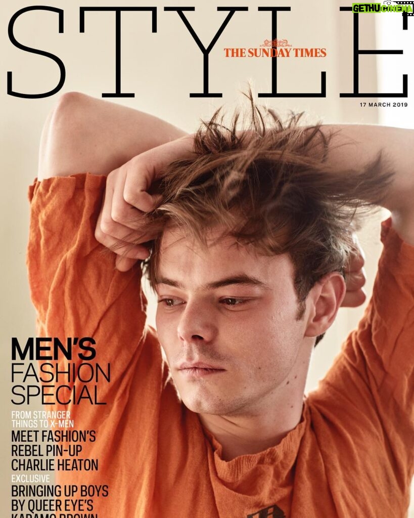 Charlie Heaton Instagram - Sunday Times Style Issue @theststyle Photographer @danielrieraofficial styling @darcybacklar Story @scarlettroserussell Wearing @vitelli_official