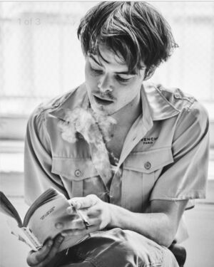 Charlie Heaton Instagram - Catch me in the @vman on the stands March 1st. @givenchyofficial shot by @chriscolls