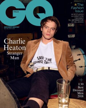 Charlie Heaton Instagram - Grazie Mille @gqitalia 🇮🇹🇮🇹🇮🇹 January 2018 Issue @gucci @condenast 📸 @cedric_buchet 👕👖👞 @andreatenerani @savethegeorgetavern 🇮🇹 See you real soon 🇮🇹