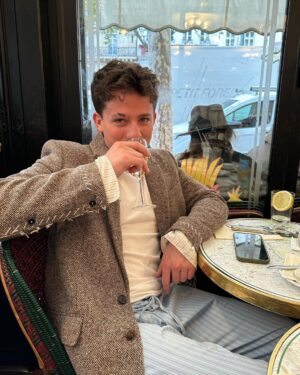 Charlie Puth Instagram - It’s giving basic b**ch in Paris drinking liquid chocolate LE VIBES