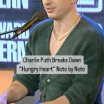 Charlie Puth Instagram – What makes Bruce @springsteen’s #HungryHeart such a great song? @charlieputh breaks it down note by note during his first-ever #SternShow interview.