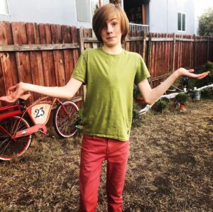 Charlie Shotwell Instagram - Zoinks!  I accidentally dressed like Shaggy today for school.  #scoobydoo.