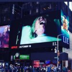 Charlie Shotwell Instagram - So this is happening! #Elimovie opening my mouth big over Times Square.