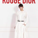 Charlize Lamb Instagram - I feel rouge in my Dior💋 @DiorBeauty @Dior #DiorBeauty #RougeDior #迪奧藍星唇膏 #720 #100