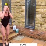 Charlotte Crosby Instagram - *How not to do your first ever ice bath featuring Charlotte Crosby 🥶😂