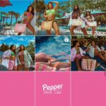 Charlotte Crosby Instagram - 🩷🤍 POWERFUL 🤍🩷 Finally getting to share with you the stunning campaign we shot over in Ibiza for the new @peppergirlsclub collection which launches THIS SUNDAY! Over the next coming days we are giving away amazing cash giveaways! A chance to win the full collection and a vouchers to be spent on ANYTHING online! This is our biggest build up yet to a collection 🙌🏼😬😱 I’m NERVOUS as hell! But sooooooo excited to be releasing my most stunning designs yet……THE STRIPE STRAW TOTE 😍🥰 I spent a long time working on this collection, I have forever appreciated your support throughout my whole career! But showing your support in even just following my small business @peppergirlsclub would mean the absolute world to me! As I say we have loads of exciting things happening over on there the next few days! 🩷🤍 love you all as always only 5 DAYS TO GO until launch!