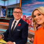 Charlotte Hawkins Instagram - It’s a 10 from me! Great to chat to the lovely @annabel_croft & @johannesradebe on the @gmb sofa this morning ahead of their special dance this weekend on @bbcstrictly - fingers crossed the judges give them 10’s too! Still haven’t managed to persuade @benshephardofficial to go on it yet though… 🕺😂 #gmb #goodmorningbritain #strictly