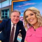 Charlotte Hawkins Instagram - Happy Monday on @gmb! 💕 I’m back with @edballs tomorrow - see you then & enjoy the sunshine! 😎 #gmb #goodmorningbritain 📸 @kenmckayphoto