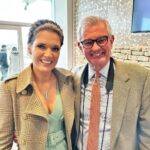 Charlotte Hawkins Instagram - Back at Cheltenham! Great to be there for Festival Trials Day, brilliant racing & nothing like being able to celebrate a win - well done Michael Wainwright with Ga Law! 🏇🥂👏👏👏 Dress @beulahlondon Jewellery @boodles Headband @lisa_von_hallwyl Coat & Boots @hollandcooperclothing @cheltenhamraces #cheltenham #racing #horseracing #racingstyle #racingfashion #boodles #festivaltrialsday