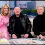 Charlotte Hawkins Instagram - Friday on @gmb & we had a Traitor in our midst... who could it be? 🤔 Not @benshephardofficial with his best blue steel, not @seanfletchertv (yes that’s Sean behind the hand 😂), not @lauratobinweather as suspected, but @paulgorton ahead of tonight’s final! Plus one of last year’s winners @merylwilliams on how it changed her life. Also we were singing along to @happymondaysofficial all morning with @shaunryderx & @bezmondays on the sofa! 📸 @kenmckayphoto #gmb #goodmorningbritain #traitors #happymondays #shaunryder #bez